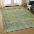 thumbnail image 1 of Addison Rugs Mayfield Premium Machine Washable Transitional Abstract Green Rectangle Rug, 9' x 12', 1 of 6