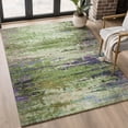 thumbnail image 1 of Addison Rugs Mayfield Premium Machine Washable Transitional Abstract Green Rectangle Rug, 9' x 12', 1 of 6