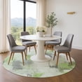 thumbnail image 1 of Addison Rugs Mayfield Premium Machine Washable Transitional Abstract Green Round Rug, 8' x 8', 1 of 6