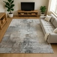 thumbnail image 1 of Addison Rugs Mayfield Premium Machine Washable Transitional Abstract Ivory Rectangle Rug, 3' x 5', 1 of 7