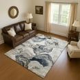 thumbnail image 1 of Addison Rugs Mayfield Premium Machine Washable Transitional Abstract Ivory Rectangle Rug, 3' x 5', 1 of 7