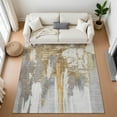 thumbnail image 1 of Addison Rugs Mayfield Premium Machine Washable Transitional Abstract Ivory Rectangle Rug, 3' x 5', 1 of 7