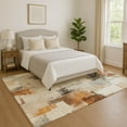 thumbnail image 1 of Addison Rugs Mayfield Premium Machine Washable Transitional Abstract Ivory Rectangle Rug, 3' x 5', 1 of 7