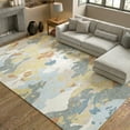 thumbnail image 1 of Addison Rugs Mayfield Premium Machine Washable Transitional Abstract Ivory Rectangle Rug, 8' x 10', 1 of 8