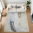 thumbnail image 1 of Addison Rugs Mayfield Premium Machine Washable Transitional Abstract Ivory Rectangle Rug, 9' x 12', 1 of 7