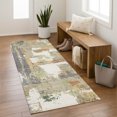 thumbnail image 1 of Addison Rugs Mayfield Premium Machine Washable Transitional Abstract Ivory Runner Rug, 2'3" x 7'6", 1 of 6