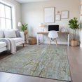 thumbnail image 1 of Addison Rugs Mayfield Premium Machine Washable Transitional Abstract Khaki Rectangle Rug, 10' x 14', 1 of 6