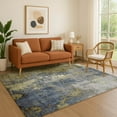 thumbnail image 1 of Addison Rugs Mayfield Premium Machine Washable Transitional Abstract Khaki Rectangle Rug, 5' x 7'6", 1 of 7