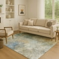 thumbnail image 1 of Addison Rugs Mayfield Premium Machine Washable Transitional Abstract Khaki Rectangle Rug, 8' x 10', 1 of 7