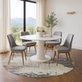 thumbnail image 1 of Addison Rugs Mayfield Premium Machine Washable Transitional Abstract Khaki Round Rug, 8' x 8', 1 of 6