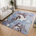 thumbnail image 1 of Addison Rugs Mayfield Premium Machine Washable Transitional Abstract Lavender Rectangle Rug, 10' x 14', 1 of 6