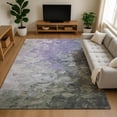 thumbnail image 1 of Addison Rugs Mayfield Premium Machine Washable Transitional Abstract Lavender Rectangle Rug, 3' x 5', 1 of 7