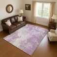 thumbnail image 1 of Addison Rugs Mayfield Premium Machine Washable Transitional Abstract Lavender Rectangle Rug, 8' x 10', 1 of 7
