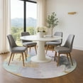 thumbnail image 1 of Addison Rugs Mayfield Premium Machine Washable Transitional Abstract Lavender Round Rug, 8' x 8', 1 of 6