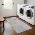thumbnail image 1 of Addison Rugs Mayfield Premium Machine Washable Transitional Abstract Lavender Runner Rug, 2'3" x 7'6", 1 of 6