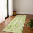 thumbnail image 1 of Addison Rugs Mayfield Premium Machine Washable Transitional Abstract Lime Runner Rug, 2'3" x 7'6", 1 of 6