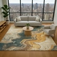 thumbnail image 1 of Addison Rugs Mayfield Premium Machine Washable Transitional Abstract Linen Rectangle Rug, 8' x 10', 1 of 7