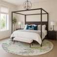 thumbnail image 1 of Addison Rugs Mayfield Premium Machine Washable Transitional Abstract Linen Round Rug, 8' x 8', 1 of 6