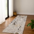 thumbnail image 1 of Addison Rugs Mayfield Premium Machine Washable Transitional Abstract Linen Runner Rug, 2'3" x 7'6", 1 of 6