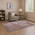 thumbnail image 1 of Addison Rugs Mayfield Premium Machine Washable Transitional Abstract Mauve Rectangle Rug, 2'6" x 3'10", 1 of 7