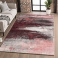 thumbnail image 1 of Addison Rugs Mayfield Premium Machine Washable Transitional Abstract Merlot Rectangle Rug, 10' x 14', 1 of 6