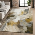 thumbnail image 1 of Addison Rugs Mayfield Premium Machine Washable Transitional Abstract Mocha Rectangle Rug, 3' x 5', 1 of 6