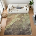 thumbnail image 1 of Addison Rugs Mayfield Premium Machine Washable Transitional Abstract Mocha Rectangle Rug, 5' x 7'6", 1 of 7