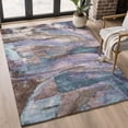 thumbnail image 1 of Addison Rugs Mayfield Premium Machine Washable Transitional Abstract Mocha Rectangle Rug, 8' x 10', 1 of 6