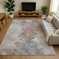thumbnail image 1 of Addison Rugs Mayfield Premium Machine Washable Transitional Abstract Mocha Rectangle Rug, 8' x 10', 1 of 7