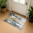 thumbnail image 1 of Addison Rugs Mayfield Premium Machine Washable Transitional Abstract Navy Rectangle Rug, 1'8" x 2'6", 1 of 6