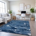 thumbnail image 1 of Addison Rugs Mayfield Premium Machine Washable Transitional Abstract Navy Rectangle Rug, 10' x 14', 1 of 6