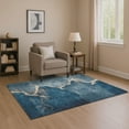 thumbnail image 1 of Addison Rugs Mayfield Premium Machine Washable Transitional Abstract Navy Rectangle Rug, 10' x 14', 1 of 7