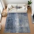 thumbnail image 1 of Addison Rugs Mayfield Premium Machine Washable Transitional Abstract Navy Rectangle Rug, 9' x 12', 1 of 7