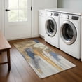 thumbnail image 1 of Addison Rugs Mayfield Premium Machine Washable Transitional Abstract Navy Runner Rug, 2'3" x 7'6", 1 of 6