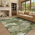 thumbnail image 1 of Addison Rugs Mayfield Premium Machine Washable Transitional Abstract Olive Rectangle Rug, 10' x 14', 1 of 8