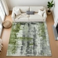 thumbnail image 1 of Addison Rugs Mayfield Premium Machine Washable Transitional Abstract Olive Rectangle Rug, 2'6" x 3'10", 1 of 7