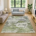 thumbnail image 1 of Addison Rugs Mayfield Premium Machine Washable Transitional Abstract Olive Rectangle Rug, 9' x 12', 1 of 6