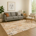 thumbnail image 1 of Addison Rugs Mayfield Premium Machine Washable Transitional Abstract Orange Rectangle Rug, 8' x 10', 1 of 6
