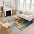 thumbnail image 1 of Addison Rugs Mayfield Premium Machine Washable Transitional Abstract Paprika Rectangle Rug, 10' x 14', 1 of 6
