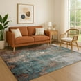 thumbnail image 1 of Addison Rugs Mayfield Premium Machine Washable Transitional Abstract Paprika Rectangle Rug, 2'6" x 3'10", 1 of 7