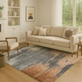 thumbnail image 1 of Addison Rugs Mayfield Premium Machine Washable Transitional Abstract Paprika Rectangle Rug, 2'6" x 3'10", 1 of 7