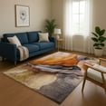 thumbnail image 1 of Addison Rugs Mayfield Premium Machine Washable Transitional Abstract Paprika Rectangle Rug, 2'6" x 3'10", 1 of 7