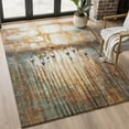 thumbnail image 1 of Addison Rugs Mayfield Premium Machine Washable Transitional Abstract Paprika Rectangle Rug, 3' x 5', 1 of 6