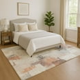 thumbnail image 1 of Addison Rugs Mayfield Premium Machine Washable Transitional Abstract Paprika Rectangle Rug, 3' x 5', 1 of 7