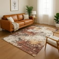 thumbnail image 1 of Addison Rugs Mayfield Premium Machine Washable Transitional Abstract Paprika Rectangle Rug, 8' x 10', 1 of 6