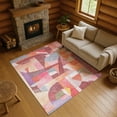 thumbnail image 1 of Addison Rugs Mayfield Premium Machine Washable Transitional Abstract Paprika Rectangle Rug, 8' x 10', 1 of 7