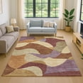 thumbnail image 1 of Addison Rugs Mayfield Premium Machine Washable Transitional Abstract Paprika Rectangle Rug, 9' x 12', 1 of 6