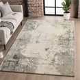 thumbnail image 1 of Addison Rugs Mayfield Premium Machine Washable Transitional Abstract Pewter Rectangle Rug, 10' x 14', 1 of 6