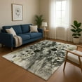 thumbnail image 1 of Addison Rugs Mayfield Premium Machine Washable Transitional Abstract Pewter Rectangle Rug, 2'6" x 3'10", 1 of 7