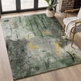 thumbnail image 1 of Addison Rugs Mayfield Premium Machine Washable Transitional Abstract Pewter Rectangle Rug, 3' x 5', 1 of 6
